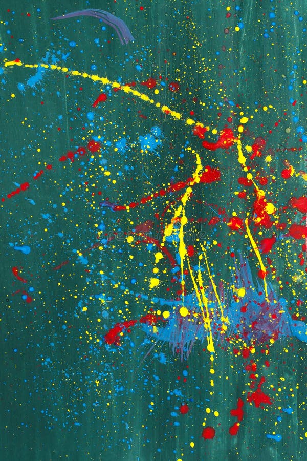 La pintura colorida abstracta del arte hecha de la pintura irregular cae imagen de archivo La pintura colorida abstracta del arte hecha de la pintura irregular cae imagen de archivo