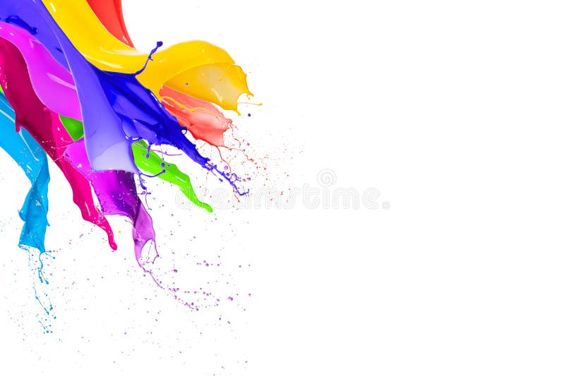 La pintura líquida colorida salpica diversos colores imagen de archivo La pintura líquida colorida salpica diversos colores imagen de archivo