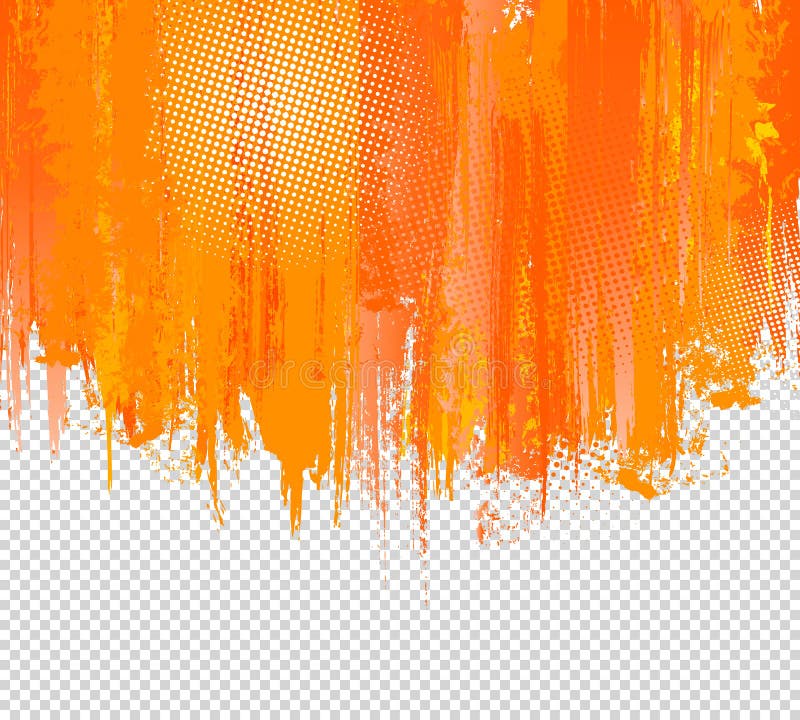 La pittura arancio di lerciume spruzza il fondo Vettore con il posto per il vostro testo Punti del semitono di struttura dei graf royalty illustrazione gratis La pittura arancio di lerciume spruzza il fondo Vettore con il posto per il vostro testo Punti del semitono di struttura dei graf royalty illustrazione gratis