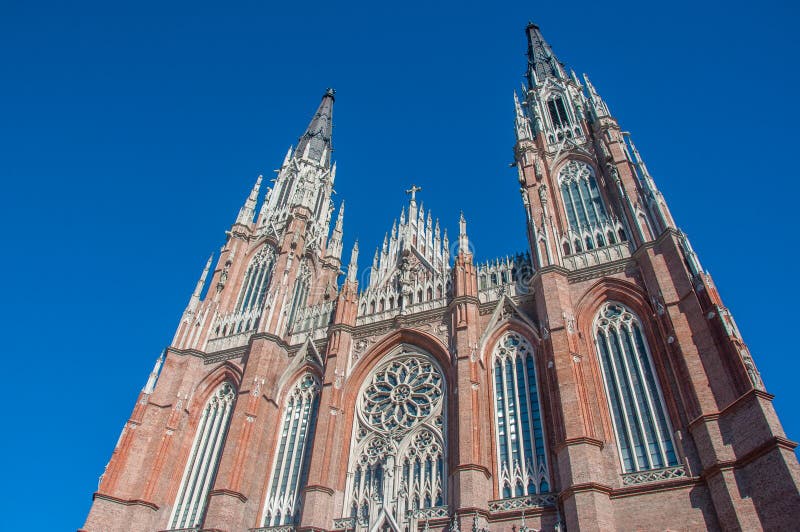 La Platas enorme Kathedrale nahe Buenos Aires, Argentinien lizenzfreies stockfoto La Platas enorme Kathedrale nahe Buenos Aires, Argentinien lizenzfreies stockfoto