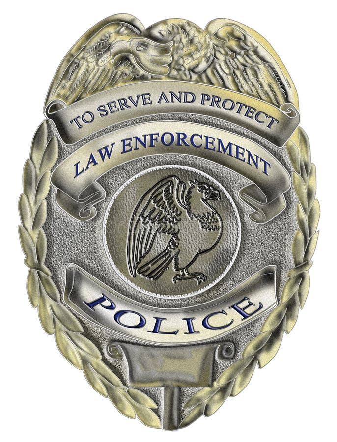 La police de police de shérif badge illustration de vecteur La police de police de shérif badge illustration de vecteur
