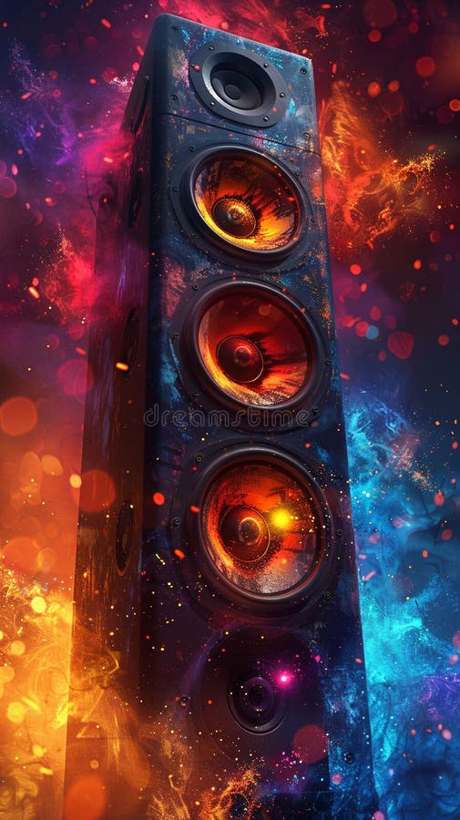 La potenza audio : sottofondo audio ad alta risoluzione per professionisti musicali e audiofili. royalty illustrazione gratis