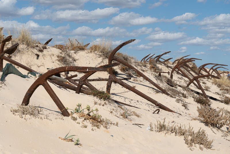 La Praia fa Barril che è un'area storica con i dozzine immagini stock La Praia fa Barril che è un'area storica con i dozzine immagini stock