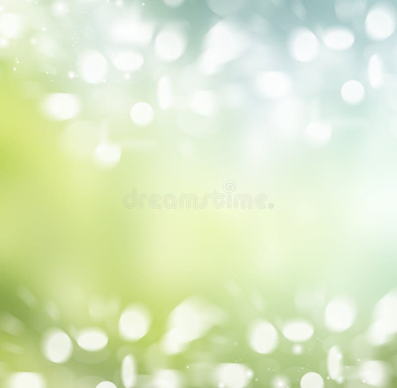 La primavera o il fondo astratto dell'estate con bokeh si accende. royalty illustrazione gratis La primavera o il fondo astratto dell'estate con bokeh si accende. royalty illustrazione gratis