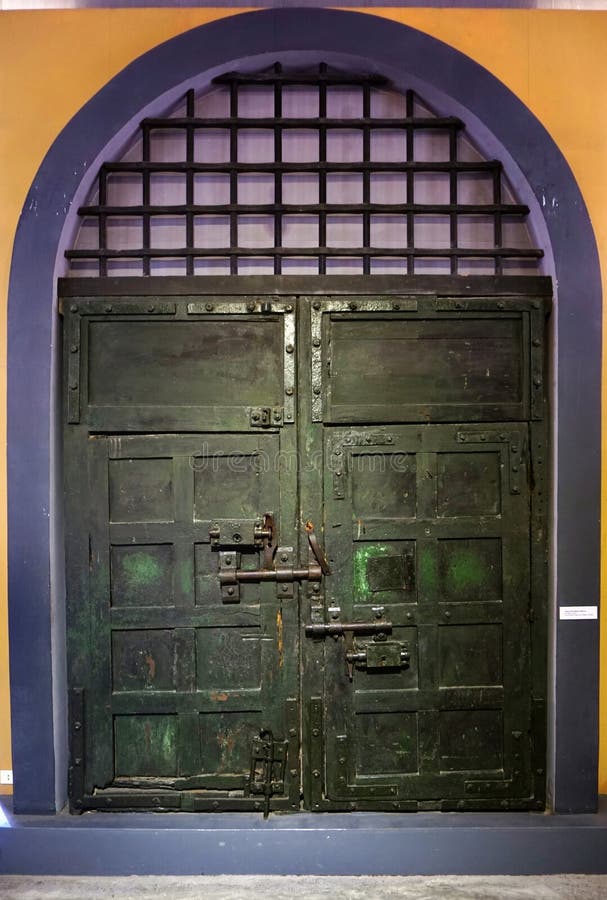 La prisión de Maison Centrale Hoa Lo en Hanoi, Vietnam imágenes de archivo libres de regalías La prisión de Maison Centrale Hoa Lo en Hanoi, Vietnam imágenes de archivo libres de regalías