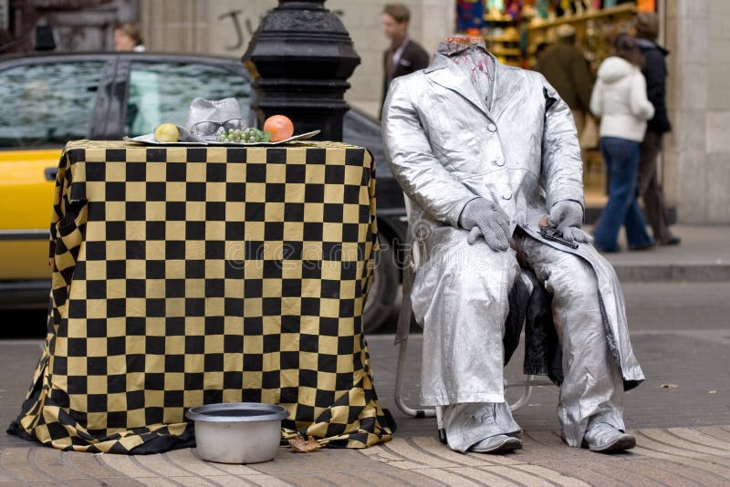 La Rambla, Barcelona, Spain stock photography