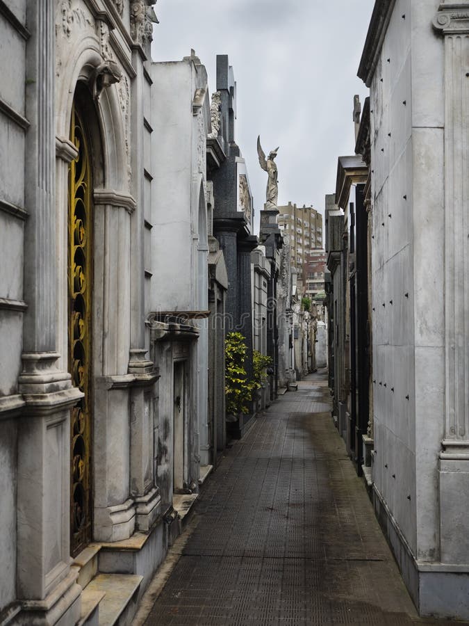 La Recoleta Cemetery, Buenos Aires, Argentina royalty free stock photography La Recoleta Cemetery, Buenos Aires, Argentina royalty free stock photography