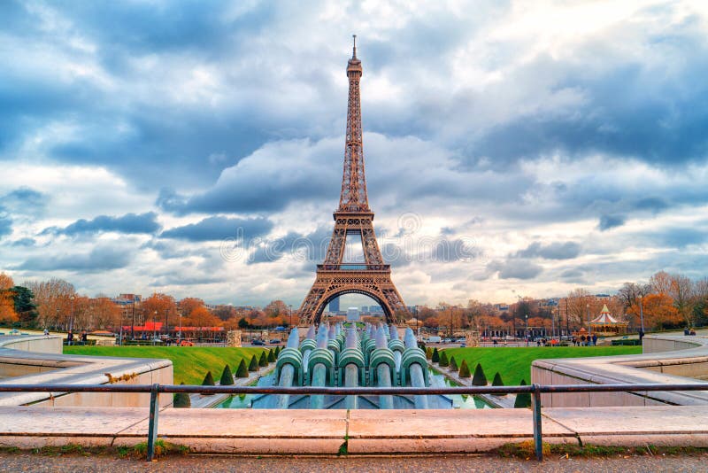 La reist Eiffel stock foto La reist Eiffel stock foto