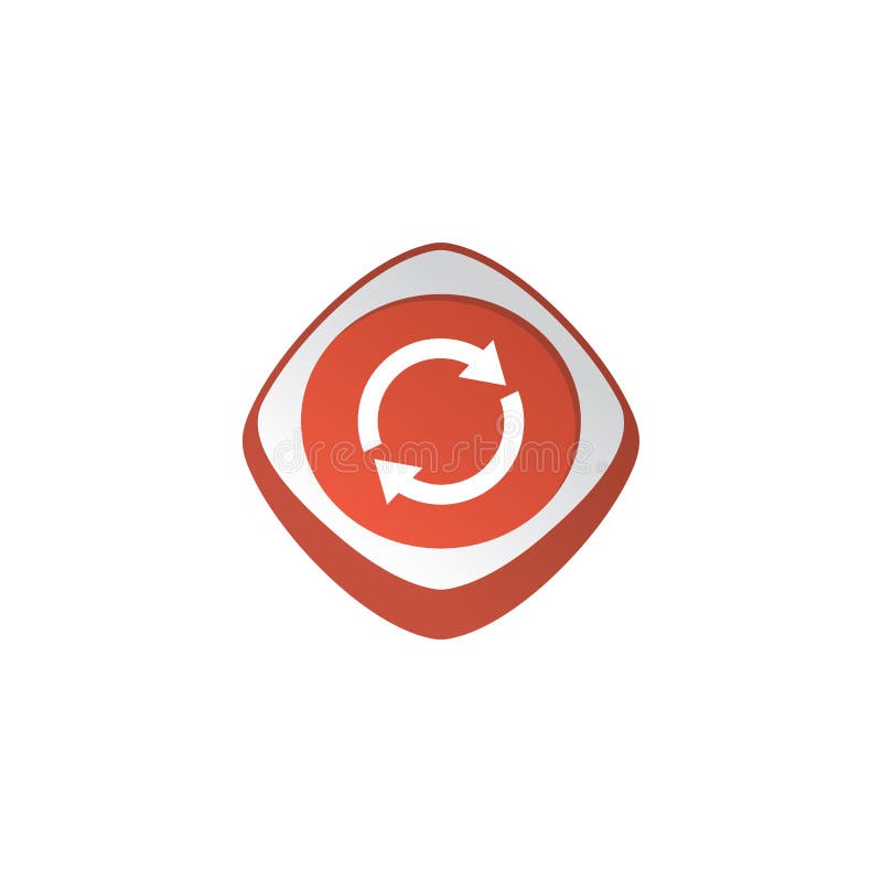 la reprise régénèrent le thème brillant de capitaux de jeu de bouton d'icône de la couleur APP illustration stock la reprise régénèrent le thème brillant de capitaux de jeu de bouton d'icône de la couleur APP illustration stock