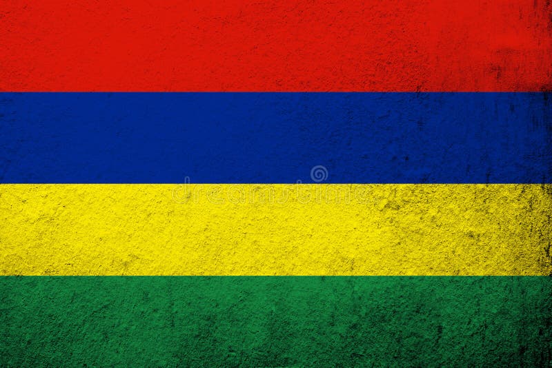 La Repubblica della bandiera di Mauritius National Fondo di lerciume royalty illustrazione gratis La Repubblica della bandiera di Mauritius National Fondo di lerciume royalty illustrazione gratis