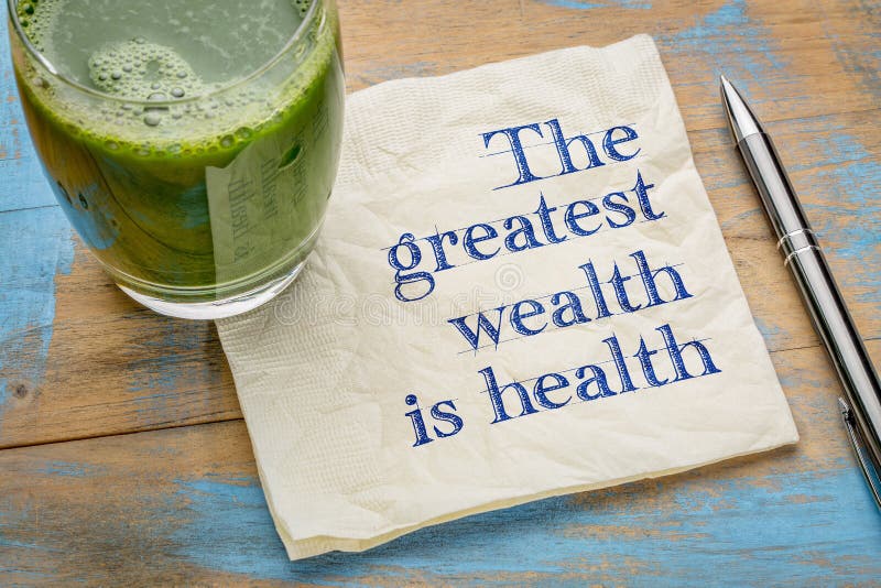 La riqueza más grande es salud