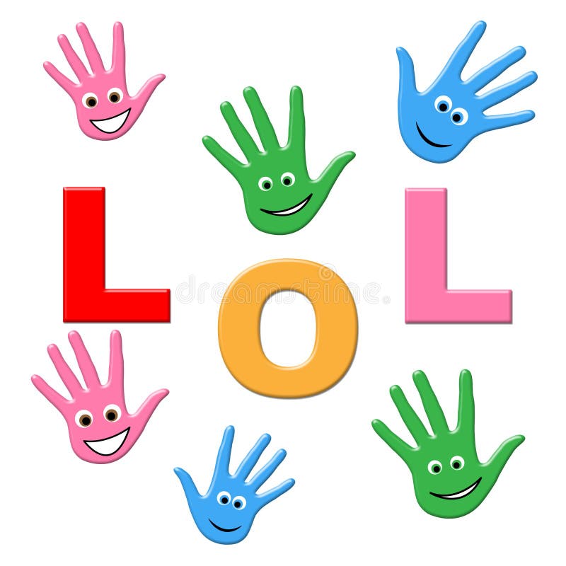 Spettacoli di Risate per Bambini illustrazione di stock