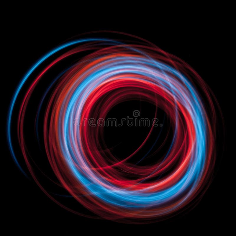 La ronda de pintura ligera llevada multicolora arrastra el fondo abstracto stock de ilustración La ronda de pintura ligera llevada multicolora arrastra el fondo abstracto stock de ilustración