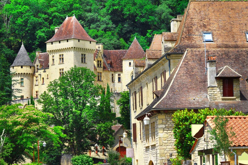 La roque-Gageac, Dordogne frankrijk