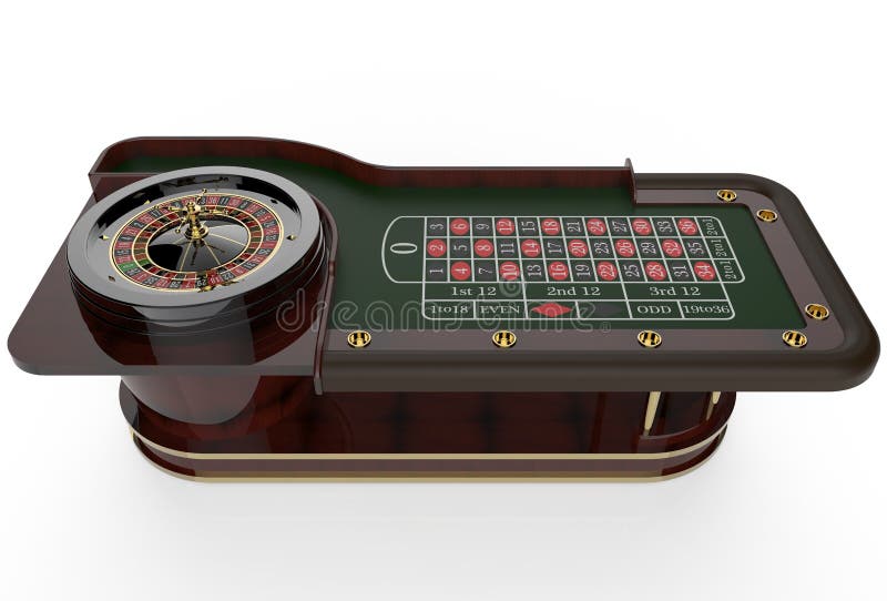 La roue de roulette de casino 3D rendent photo libre de droits La roue de roulette de casino 3D rendent photo libre de droits