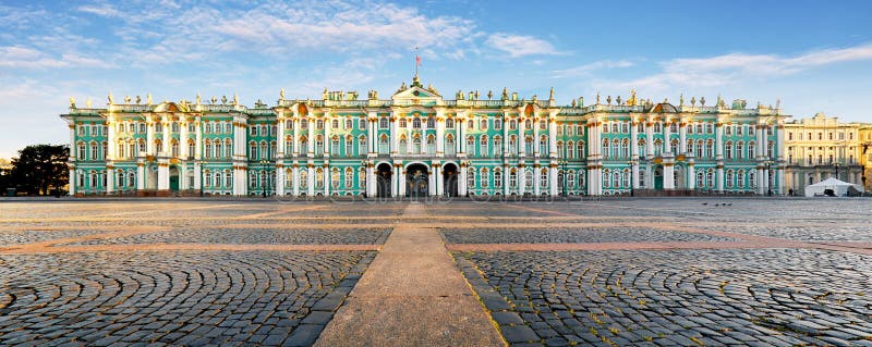 La Russia - St Petersburg, palazzo di inverno - eremo al giorno, nobod