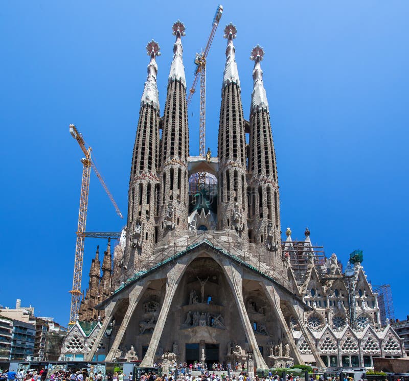 La Sagrada Famila Church Barcelona Spain