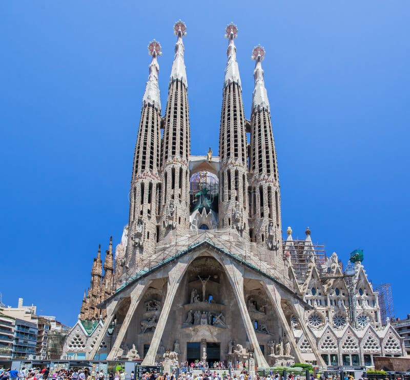 La Sagrada Famila Church Barcelona Spain