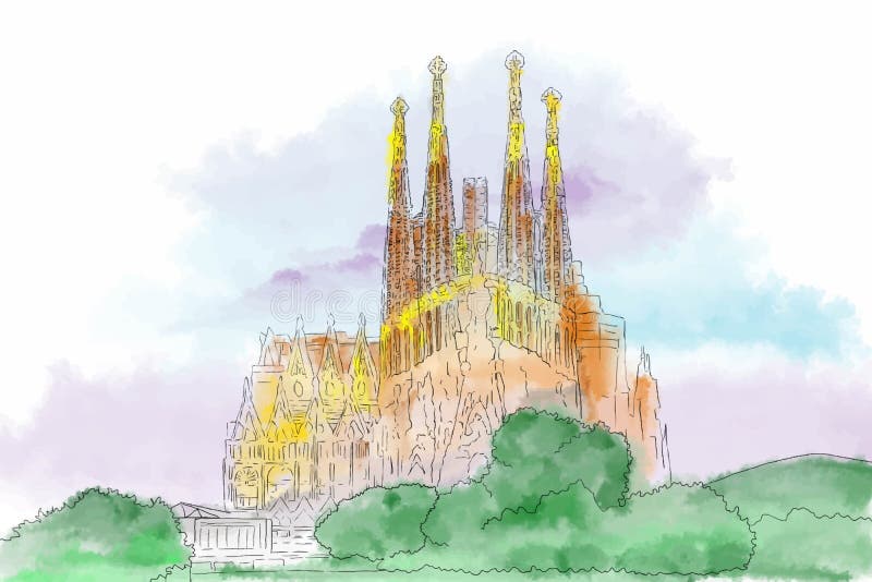 Sagrada Familia Ilustraciones Stock, Vectores, Y Clipart – (899  Ilustraciones Stock)