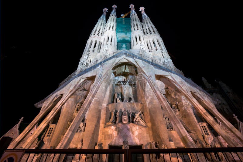 La Sagrada familia, Barcelona, spain.