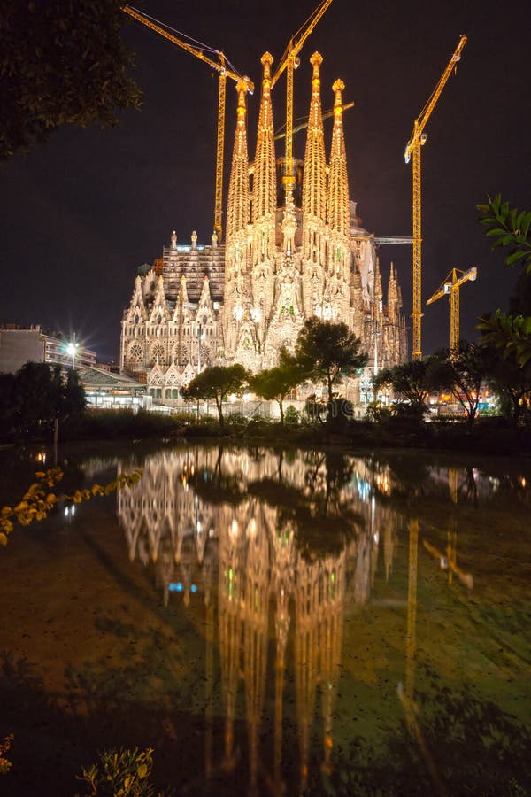 La Sagrada Familia, Barcelona, Spain.