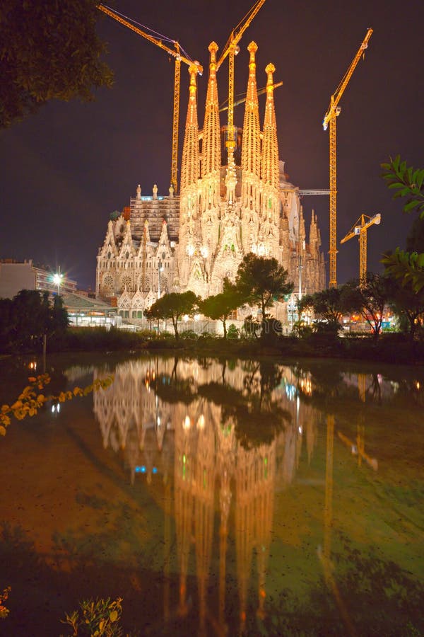 La Sagrada Familia, barcelona; Spain.