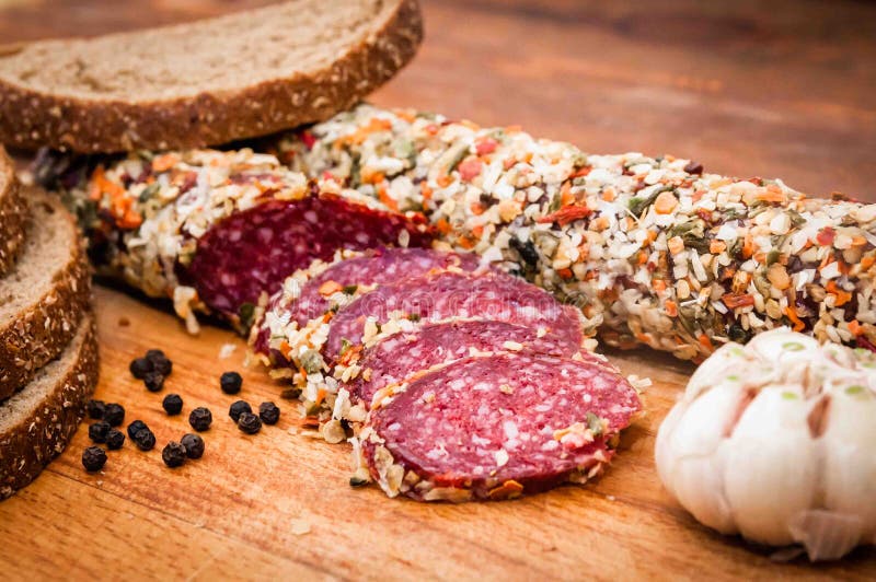 La salchicha cocinó la salchicha ahumada, imágenes de archivo libres de regalías La salchicha cocinó la salchicha ahumada, imágenes de archivo libres de regalías