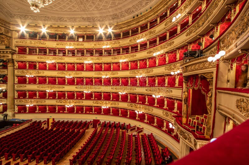 La Scala Theatre, Milan. Italy Editorial Stock Photo Image of architecture, conductor 265354598