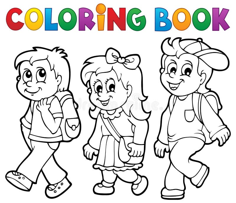 La scuola del libro da colorare scherza il tema 2