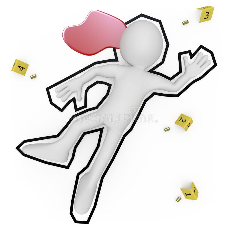 La scène du crime illustration stock La scène du crime illustration stock