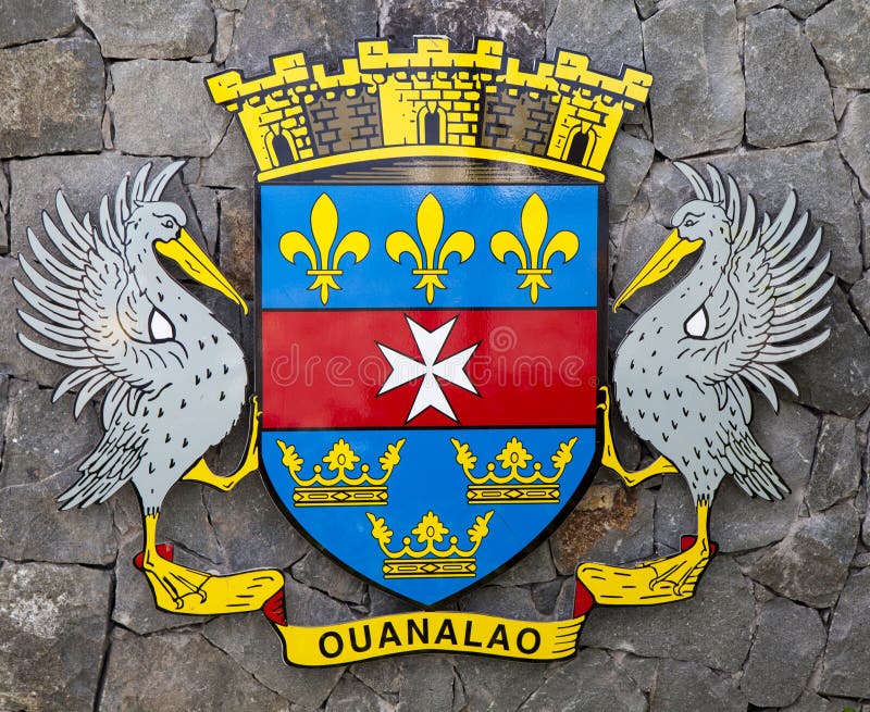 La stemma del san Barthelemy (st Barths). immagine stock La stemma del san Barthelemy (st Barths). immagine stock