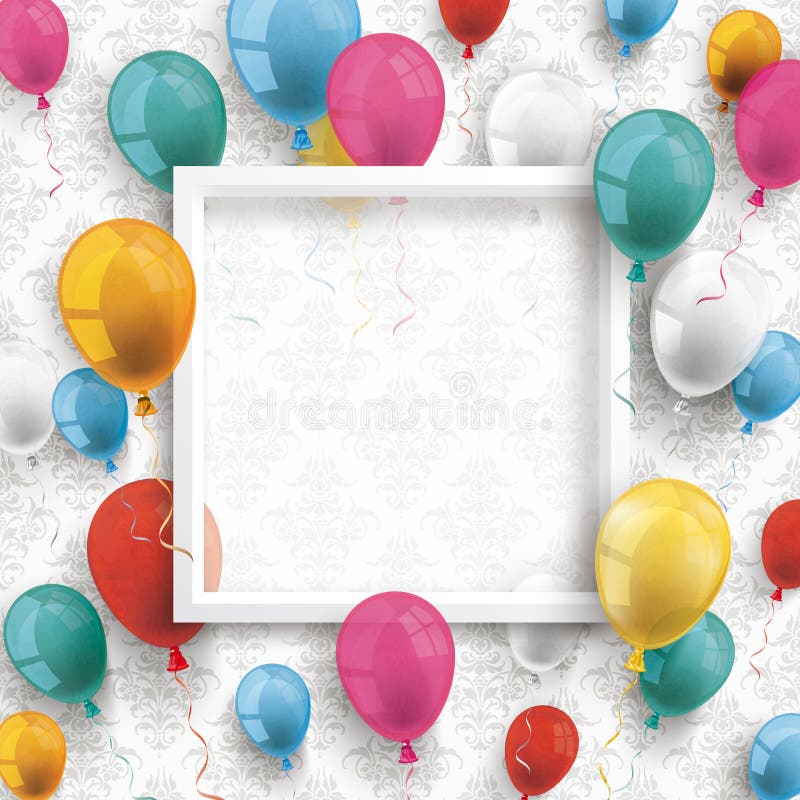 La struttura bianca colorata dei palloni orna la carta da parati royalty illustrazione gratis La struttura bianca colorata dei palloni orna la carta da parati royalty illustrazione gratis