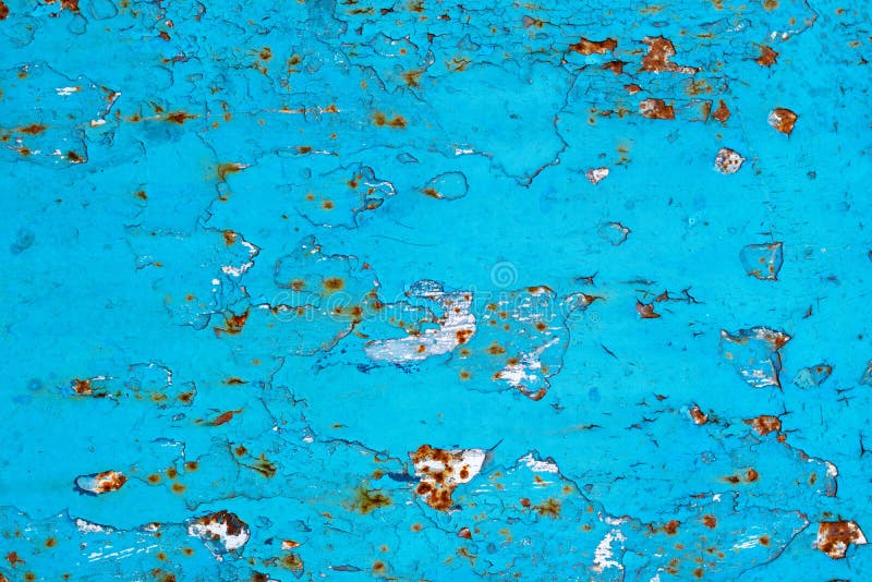 La struttura dell'annata ha dipinto il fondo blu della parete del ferro fotografie stock libere da diritti La struttura dell'annata ha dipinto il fondo blu della parete del ferro fotografie stock libere da diritti