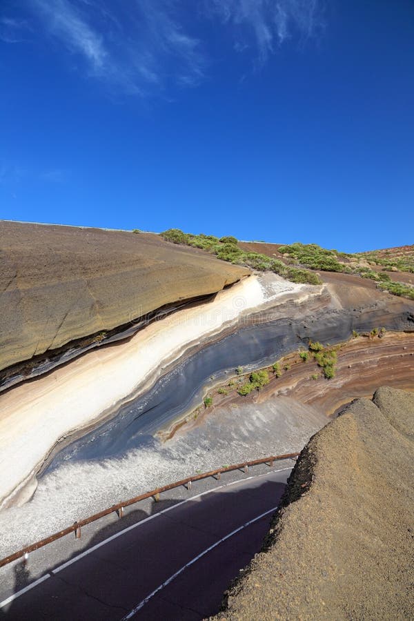 La Tarta, sediment layers.