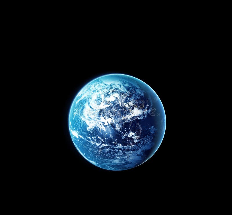 La terre de planète avec le soleil se levant de l'espace la nuit photographie stock La terre de planète avec le soleil se levant de l'espace la nuit photographie stock