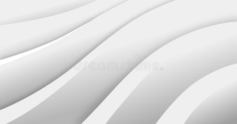 La texture blanche de mur, modèle abstrait, ondulent le fond moderne et géométrique onduleux de couche de chevauchement