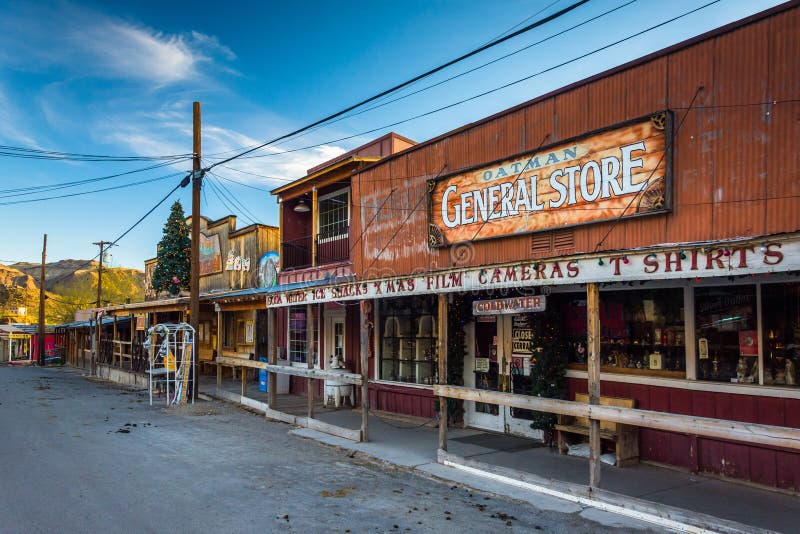 The General Store, along Historic Route 66 in Oatman, Arizona. The General Store, along Historic Route 66 in Oatman, Arizona