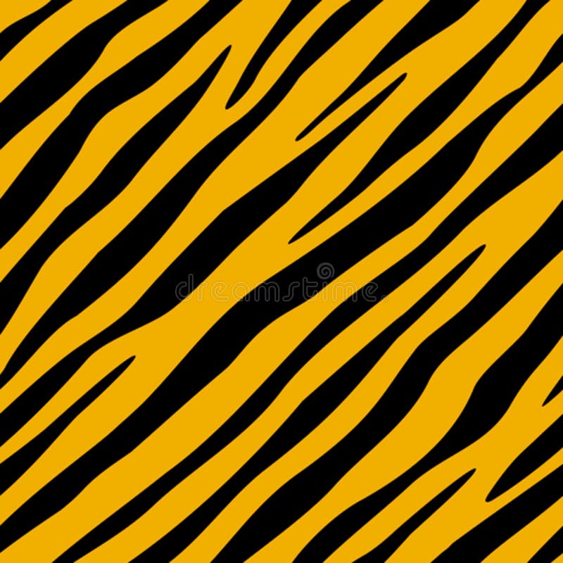 La tigre è caduto (carta da parati dei seamles) royalty illustrazione gratis La tigre è caduto (carta da parati dei seamles) royalty illustrazione gratis