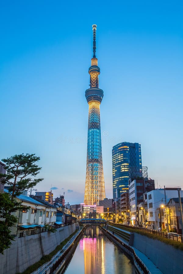 La Tokio Skytree foto de archivo
