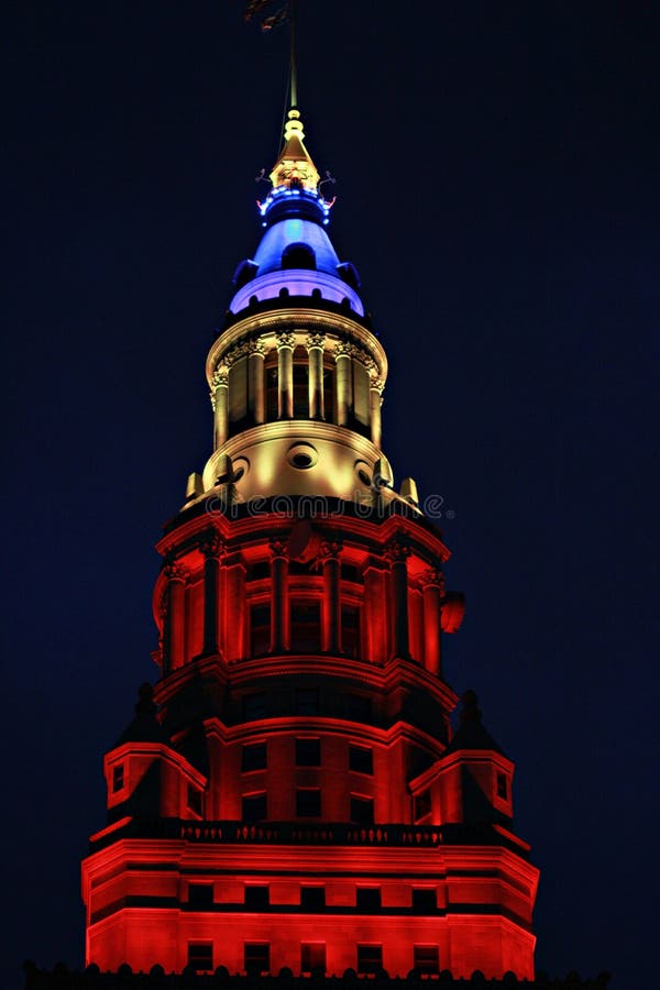 La torre terminal de Cleveland foto de archivo La torre terminal de Cleveland foto de archivo