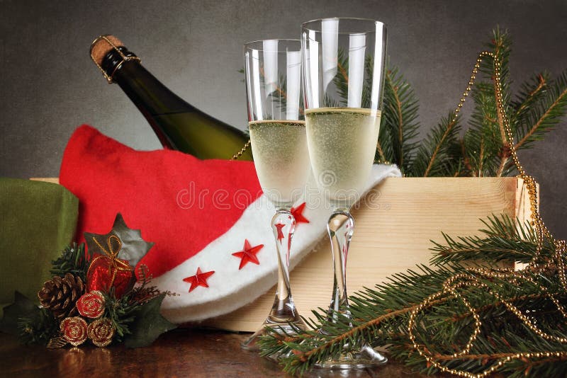 La tostada de la Navidad está lista fotos de archivo libres de regalías La tostada de la Navidad está lista fotos de archivo libres de regalías