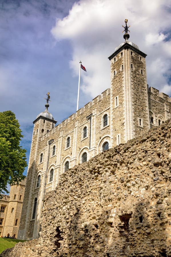 The iconic White Tower of the Tower of London. Built by William the Conqueror in the 11th century, and use as a Palace, Fortress and prison over the centuries. The iconic White Tower of the Tower of London. Built by William the Conqueror in the 11th century, and use as a Palace, Fortress and prison over the centuries.