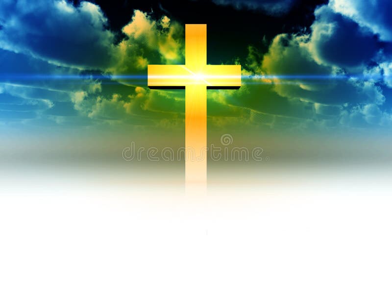 A religious cross with some added illumination, the image is suitable for religious concepts. A religious cross with some added illumination, the image is suitable for religious concepts.