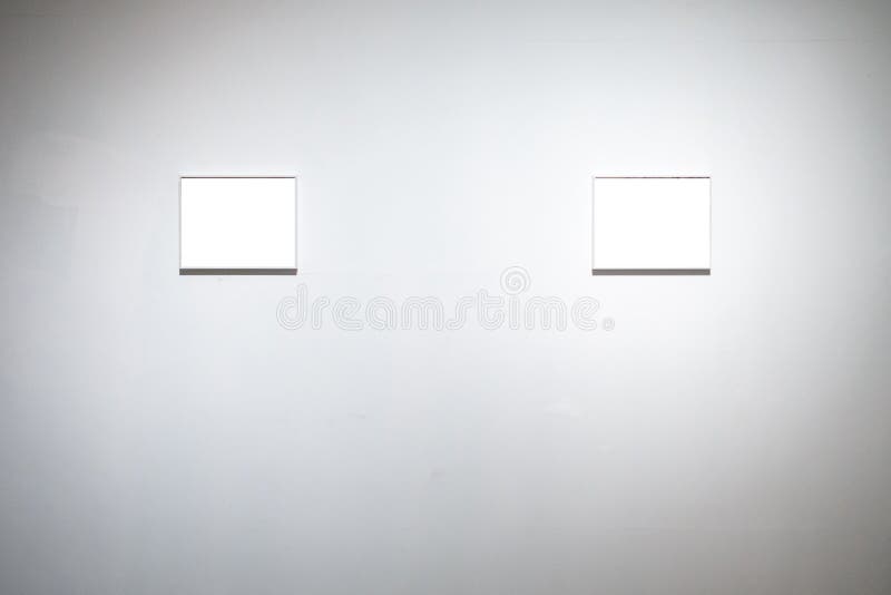 La trayectoria de recortes blanca de la exposición de Art Gallery Museum Blank Frame es imagenes de archivo La trayectoria de recortes blanca de la exposición de Art Gallery Museum Blank Frame es imagenes de archivo