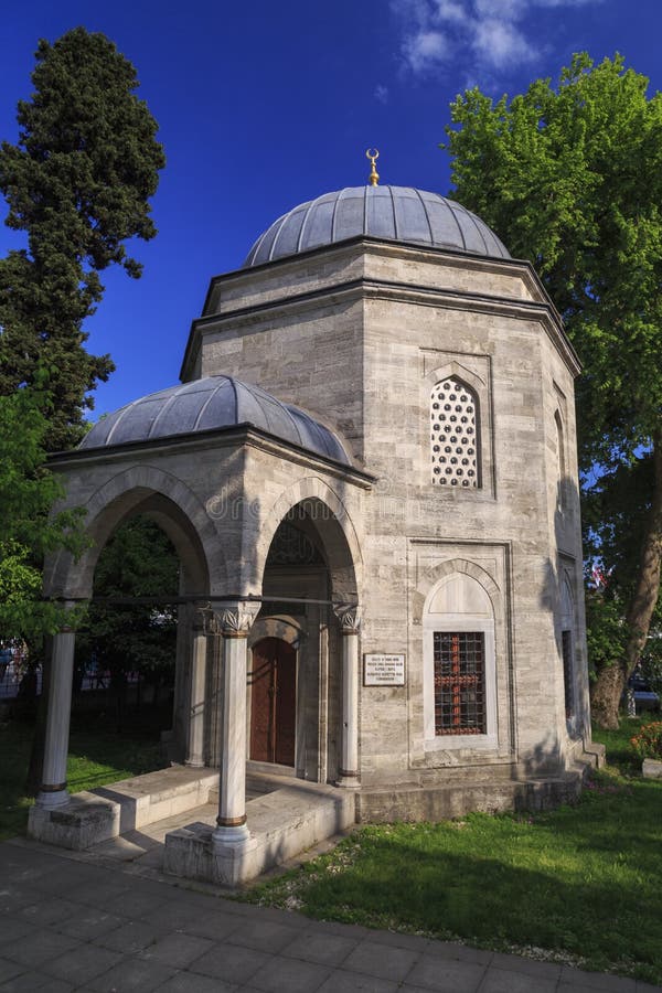 La tumba del bajá de Barbaros Hayreddin, Estambul fotografía de archivo libre de regalías La tumba del bajá de Barbaros Hayreddin, Estambul fotografía de archivo libre de regalías