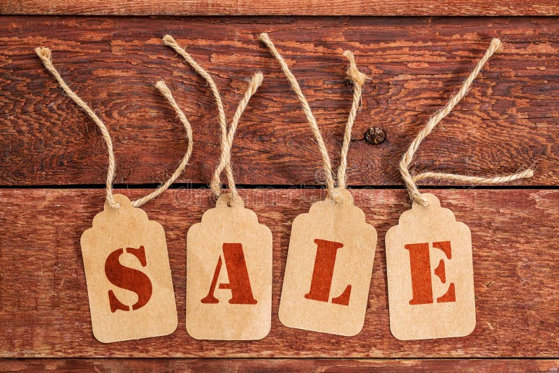 La vente se connectent des prix à payer images stock La vente se connectent des prix à payer images stock