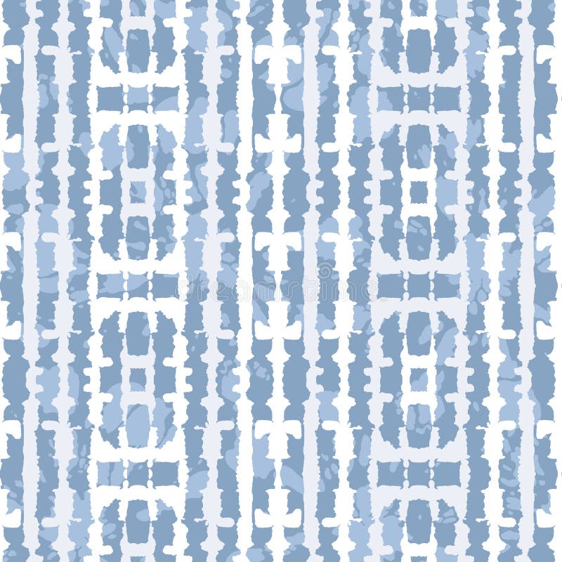 La vertical abstracta duplicó a Jean Tie-Dye Shibori Stripes azul en modelo inconsútil del añil del vector ligero de Backrgound libre illustration La vertical abstracta duplicó a Jean Tie-Dye Shibori Stripes azul en modelo inconsútil del añil del vector ligero de Backrgound libre illustration