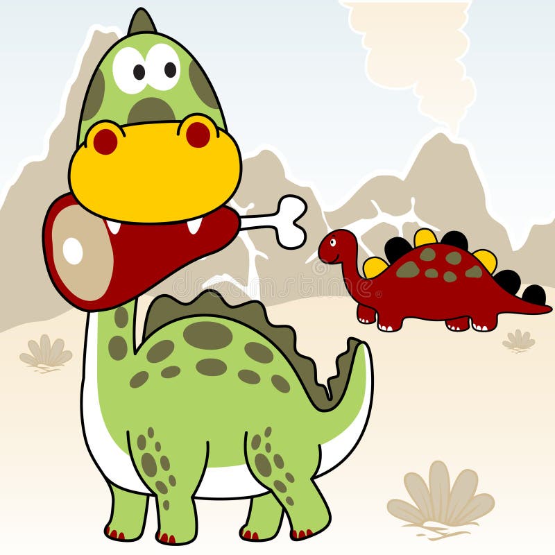 La vie de dinosaures illustration stock La vie de dinosaures illustration stock