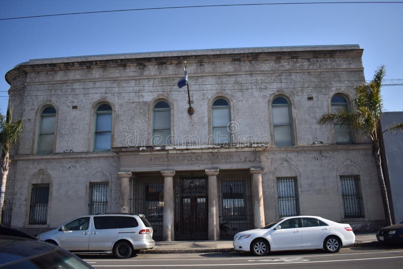 La vieja comisaría de policías de la misión, San Francisco imagen de archivo libre de regalías La vieja comisaría de policías de la misión, San Francisco imagen de archivo libre de regalías