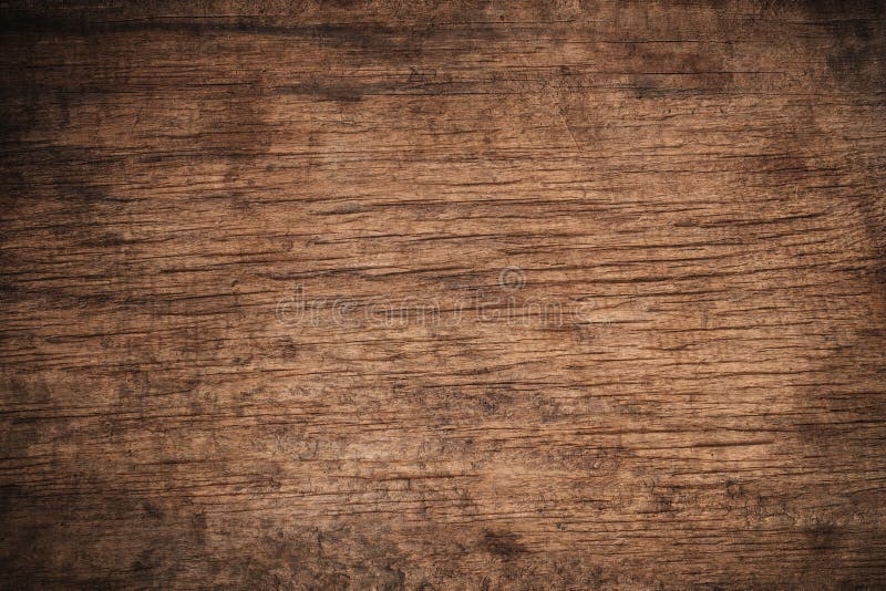 La vieja oscuridad del grunge texturiz? el fondo de madera, la superficie de la vieja textura de madera marr? n, revestimiento de stock de ilustración